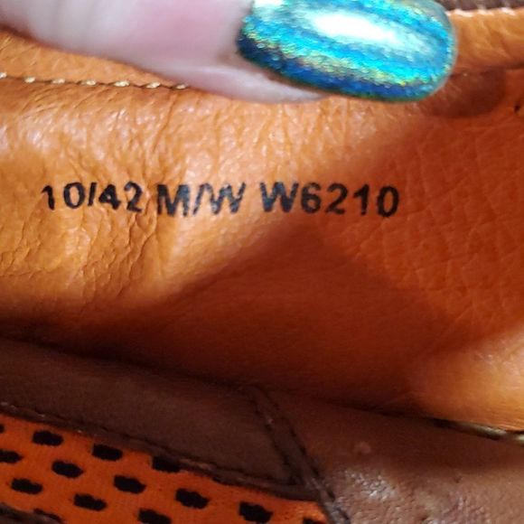 BORN Brown Mary Jane Leather Flat Shoe‎ size US 10/ EUR 42 Thick Gummy Sole - Picture 8 of 11